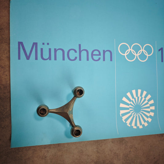 Olympia München 1972 Poster Radrennen Otl Aicher Plakat Original Franz Rehm Verlag 120x84 cm Vintage Sport Grafik