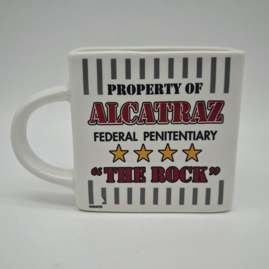 Tasse souvenir Alcatraz, demi-tasse, The Rock, SNCO, tasse à café, slogan humoristique, tasse à café vintage pour bureau, tasse de bureau, prison, cadeau pour homme