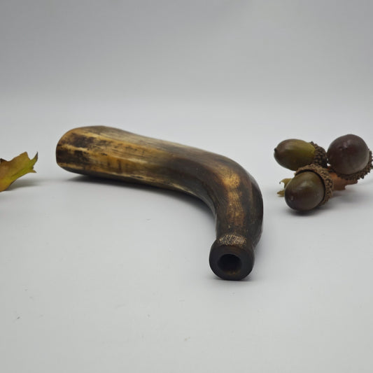 Powder horn antique 1900 engraving powder flask gunpowder hunter hunting