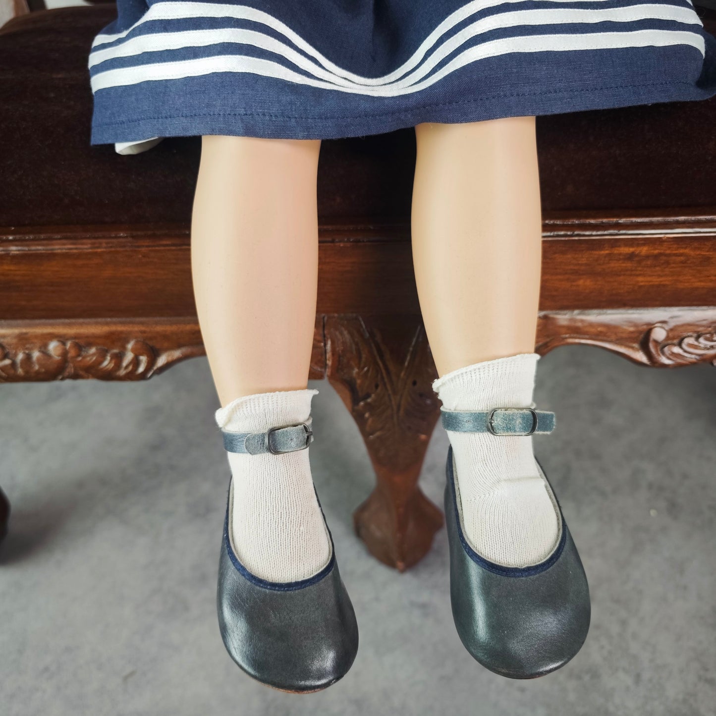 Artist doll "Annika" AR Teckenburg collector's doll sitting doll 025/500 certificate OVP