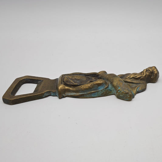 Flaschenöffner griechische Figur Gelehrter Amphore Sammlerstück Bar Vintage Barzubehör Mythologie antik