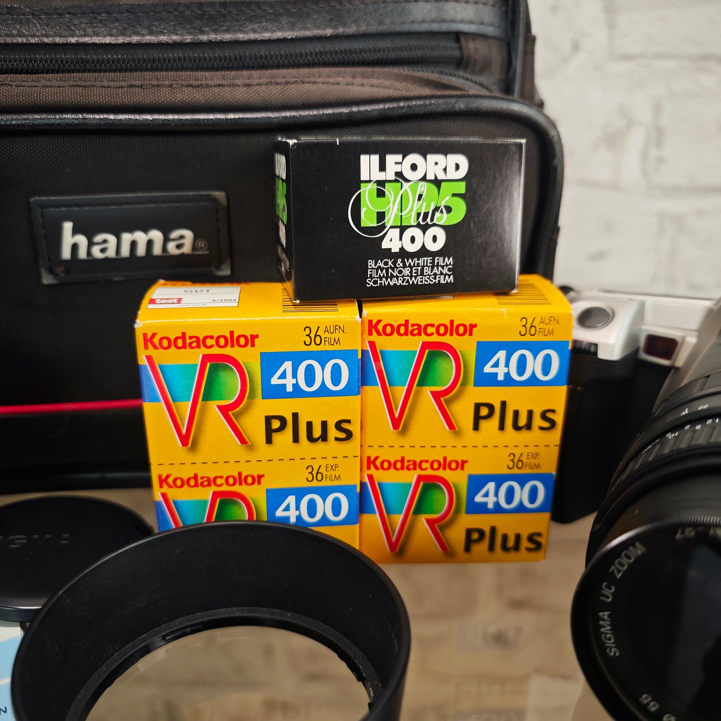 Minolta Dynax 505si Super mit Sigma 28–70mm & 70–210mm APO + 4 Filme Analogkamera Set SLR