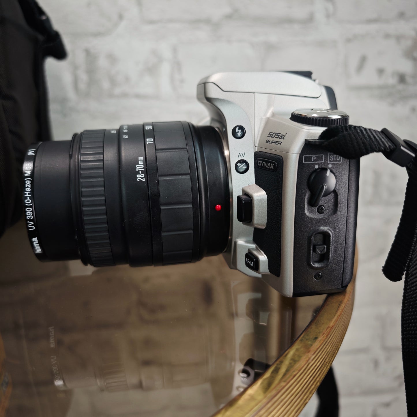 Minolta Dynax 505si Super mit Sigma 28–70mm & 70–210mm APO + 4 Filme Analogkamera Set SLR
