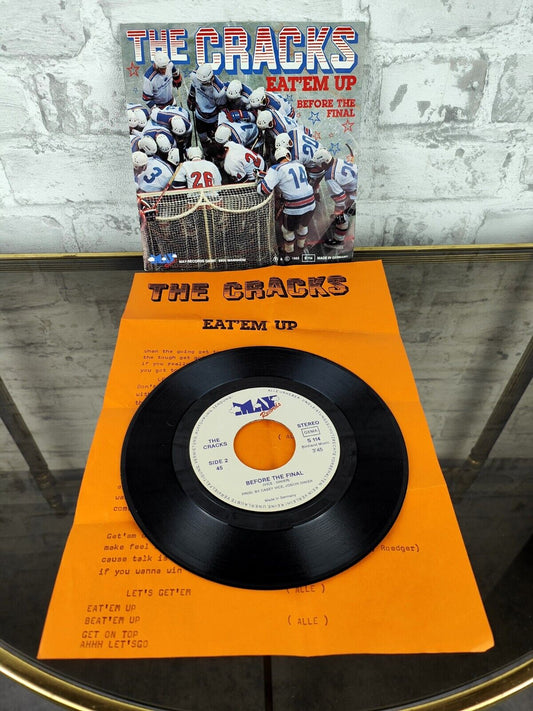 The Cracks Eat 'Em Up 7" Single VG+ Vinyl Record