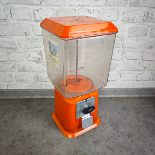 Pistazienautomat orange 70er Jahre vintage Kaugummiautomat Nussautomat Retro Deko Kultobjekt