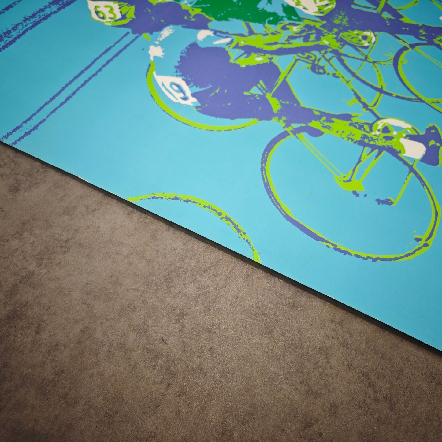 Olympia München 1972 Poster Radrennen Otl Aicher Plakat Original Franz Rehm Verlag 120x84 cm Vintage Sport Grafik