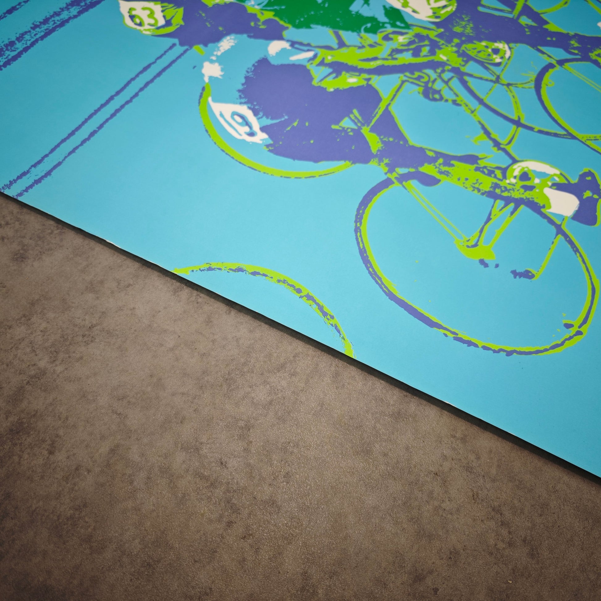 Olympia München 1972 Poster Radrennen Otl Aicher Plakat Original Franz Rehm Verlag 120x84 cm Vintage Sport Grafik