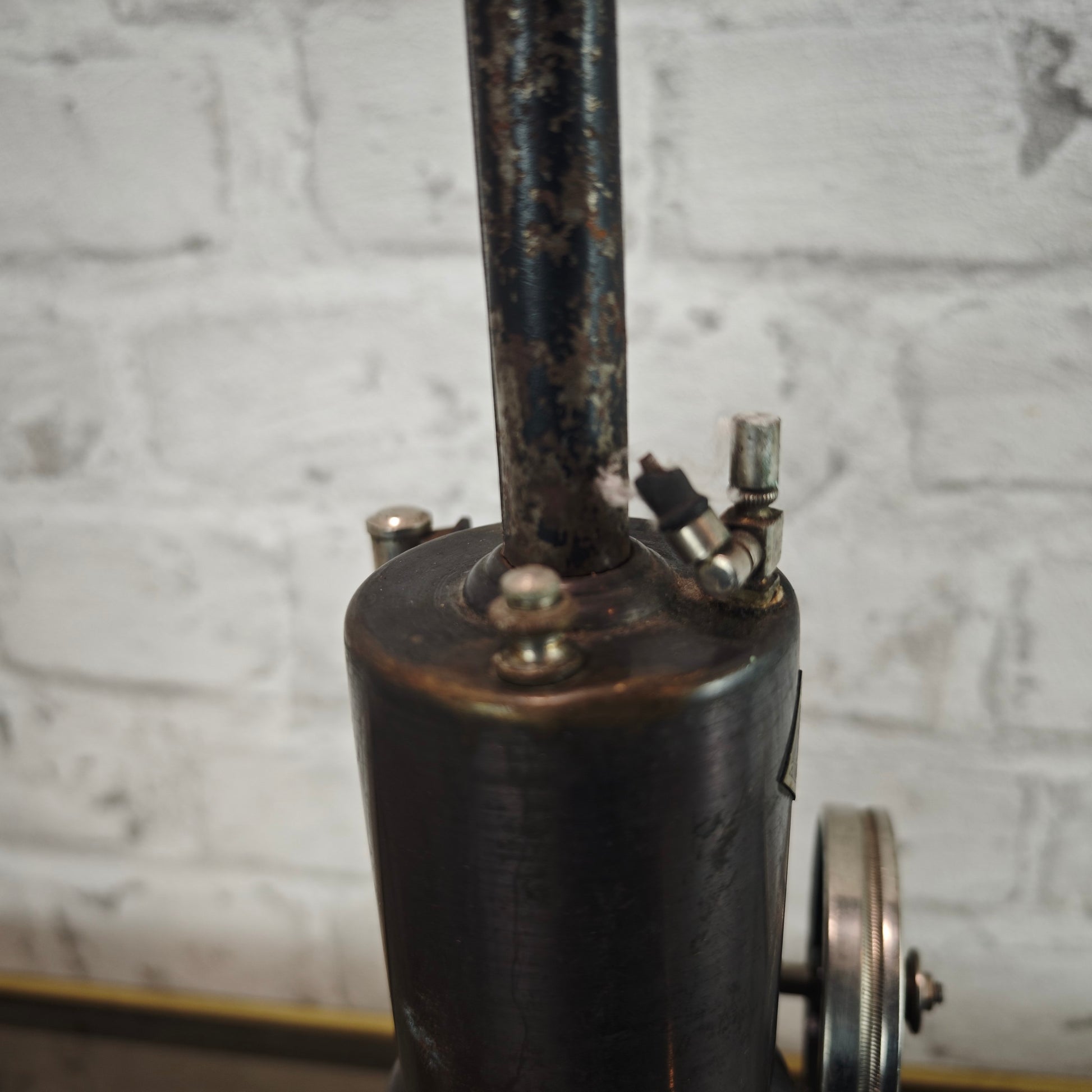 Märklin Dampfmaschine 5½ vertikal 1930er Jahre Württemberg Blech Schwungrad Dampfspielzeug antik Sammlerstück