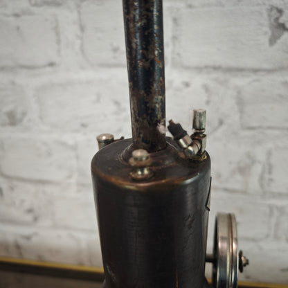 Märklin Dampfmaschine 5½ vertikal 1930er Jahre Württemberg Blech Schwungrad Dampfspielzeug antik Sammlerstück