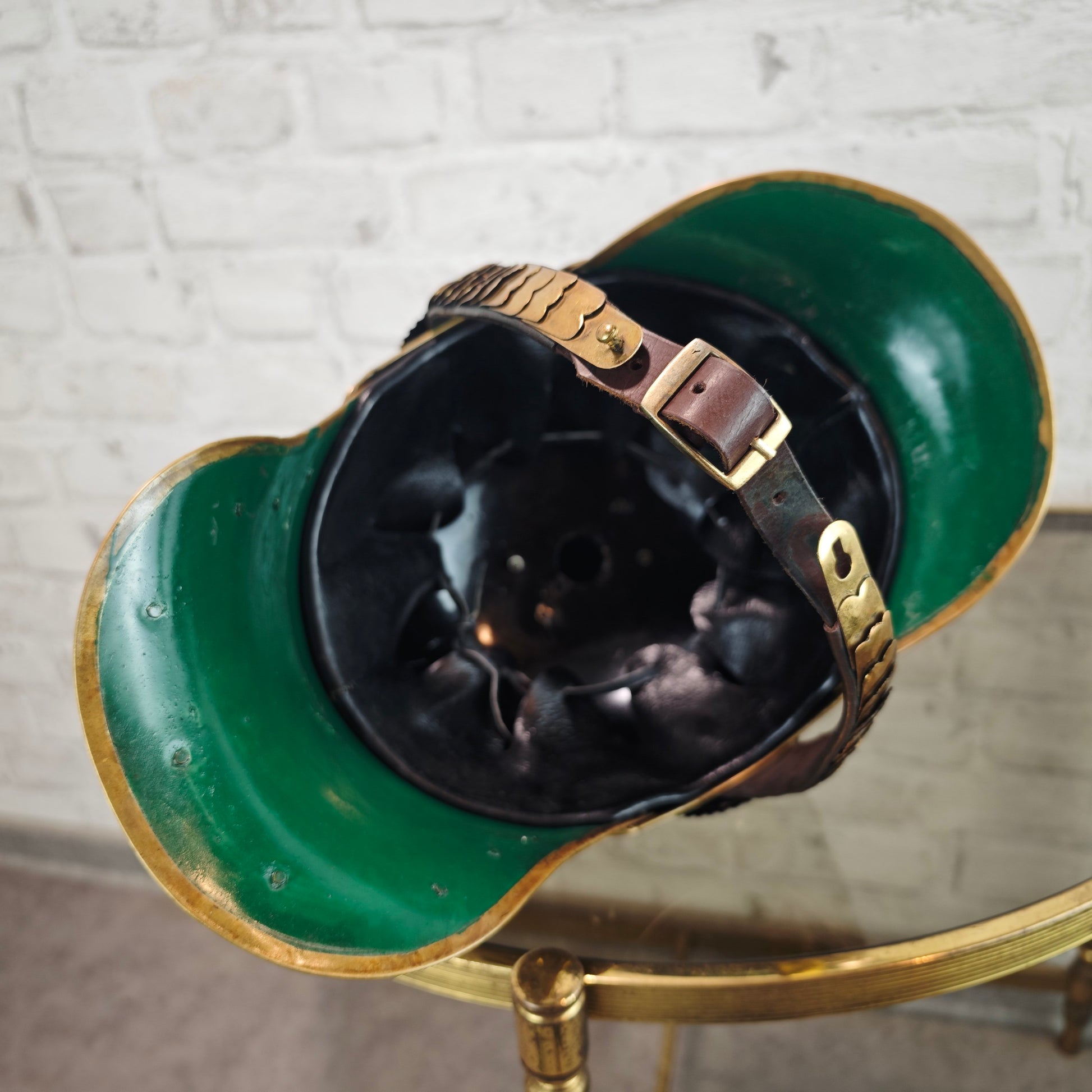 Pickelhaube Preußen Replik 19 Jh FR Helm Metall Messingadler Reenactment Sammlerhelm