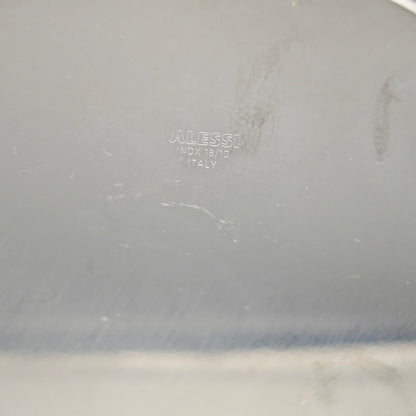 Alessi Girotondo Obstschale King Kong silber perforiert Edelstahl 23cm Vintage Design