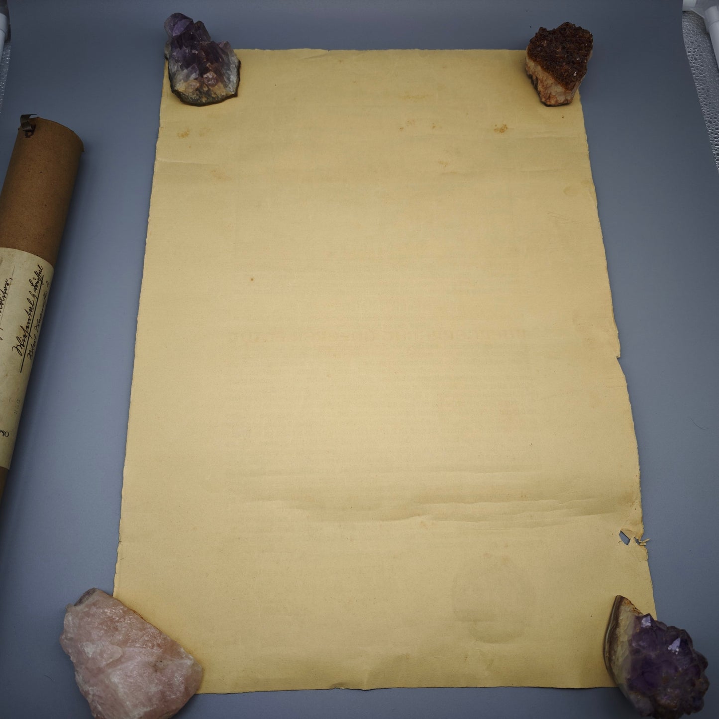 Heidelberg Bürgerrechtsurkunde 1934 August Molitor mit Originalrolle Urkunde Papier Stadturkunde Dokument Zeitgeschichte