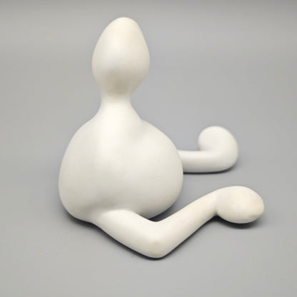 Royal Copenhagen Musica Sofa Note Figur weiß Biscuit Porzellan Monica Ritterband moderne Skulptur Dänemark Design