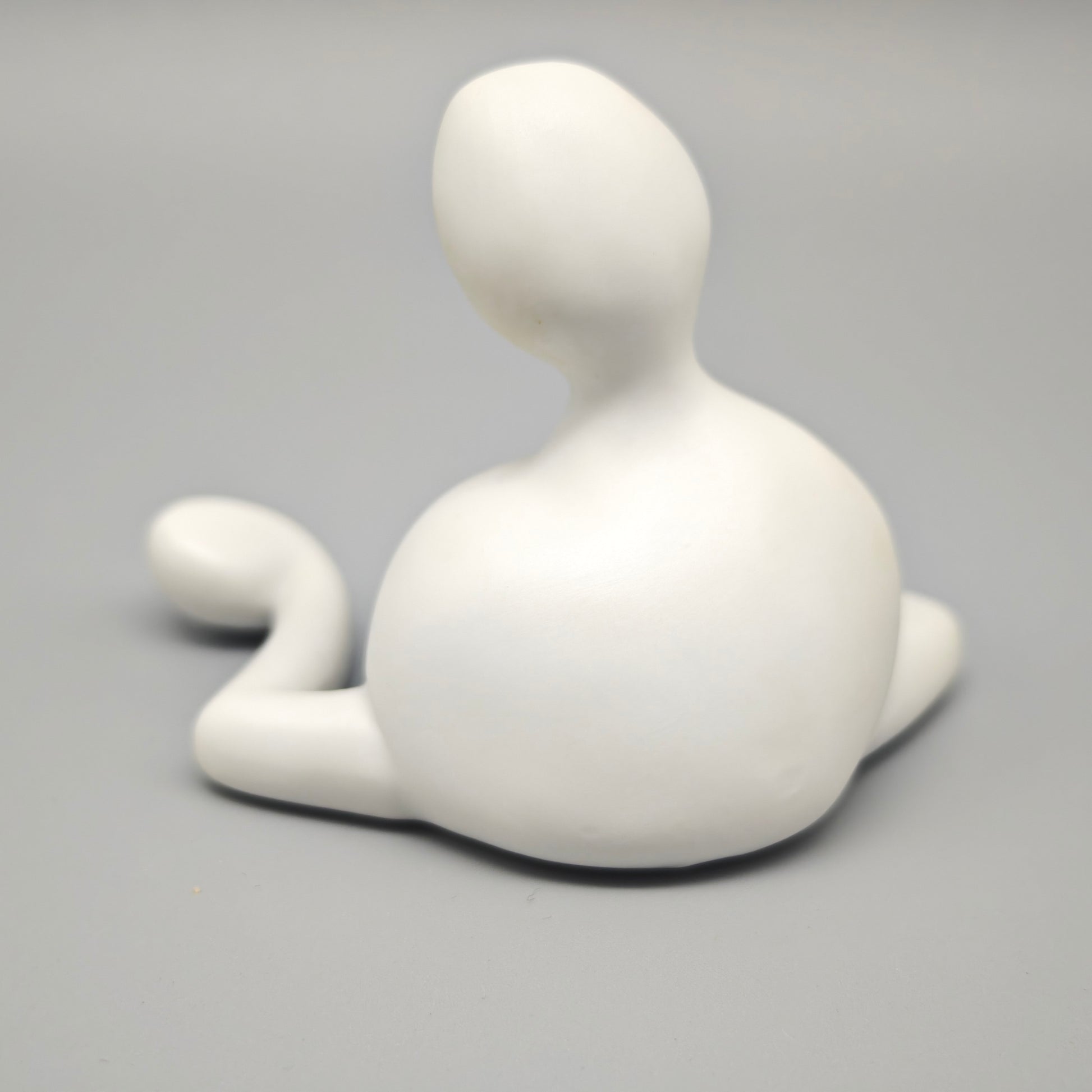 Royal Copenhagen Musica Sofa Note Figur weiß Biscuit Porzellan Monica Ritterband moderne Skulptur Dänemark Design