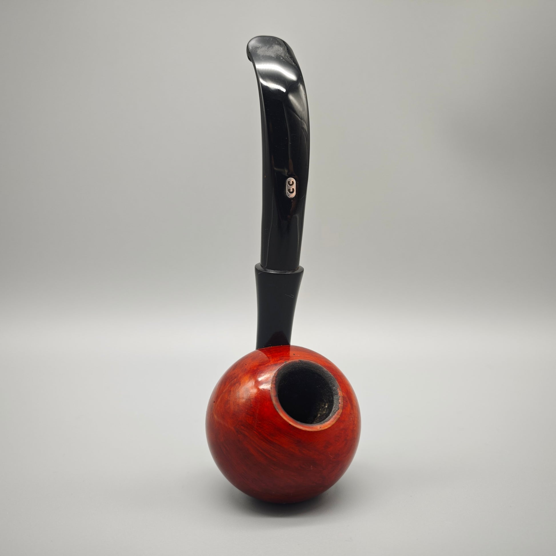 Chacom Art Pfeife Standpfeife Bruyère 16 cm handgeformter Kopf briar pipe vintage