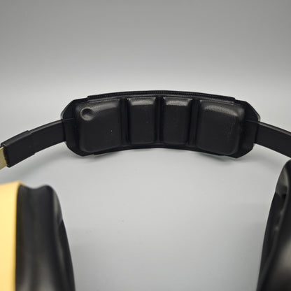 Grundig GDHS 215 Kopfhörer Over Ear 1970er Kunststoff beige schwarz vintage Audio