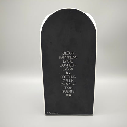 Rosenthal Studio Line Morandini Vase dreieckig schwarz bunt 1980er geometrisch Memphis Design Porzellan