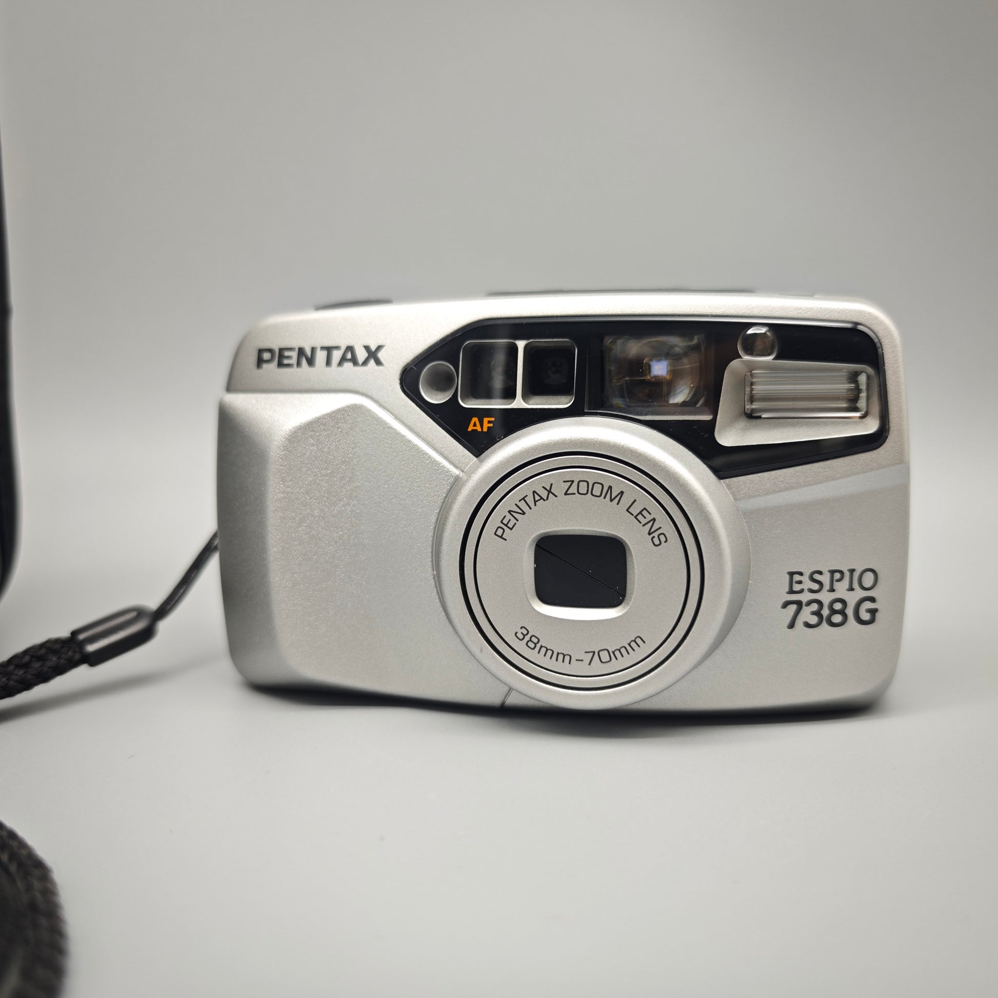Pentax ESPIO 738G 35mm Analogkamera 38–70 mm Zoom AF mit Tasche Vintage Point-and-Shoot