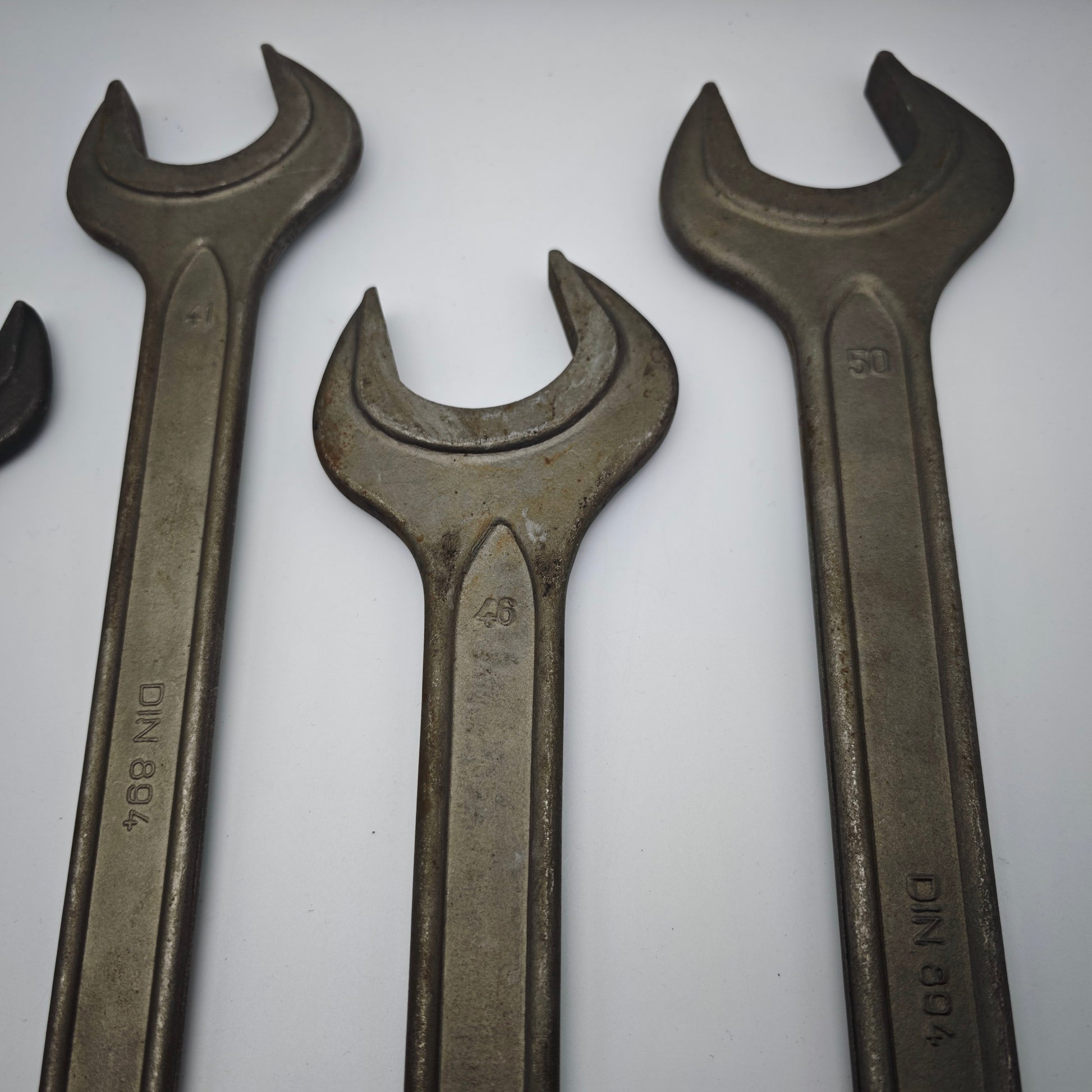 Gedore Maulschlüssel Set DIN 894 30–50 mm Stahl 5 Stück Industrie Werkzeug