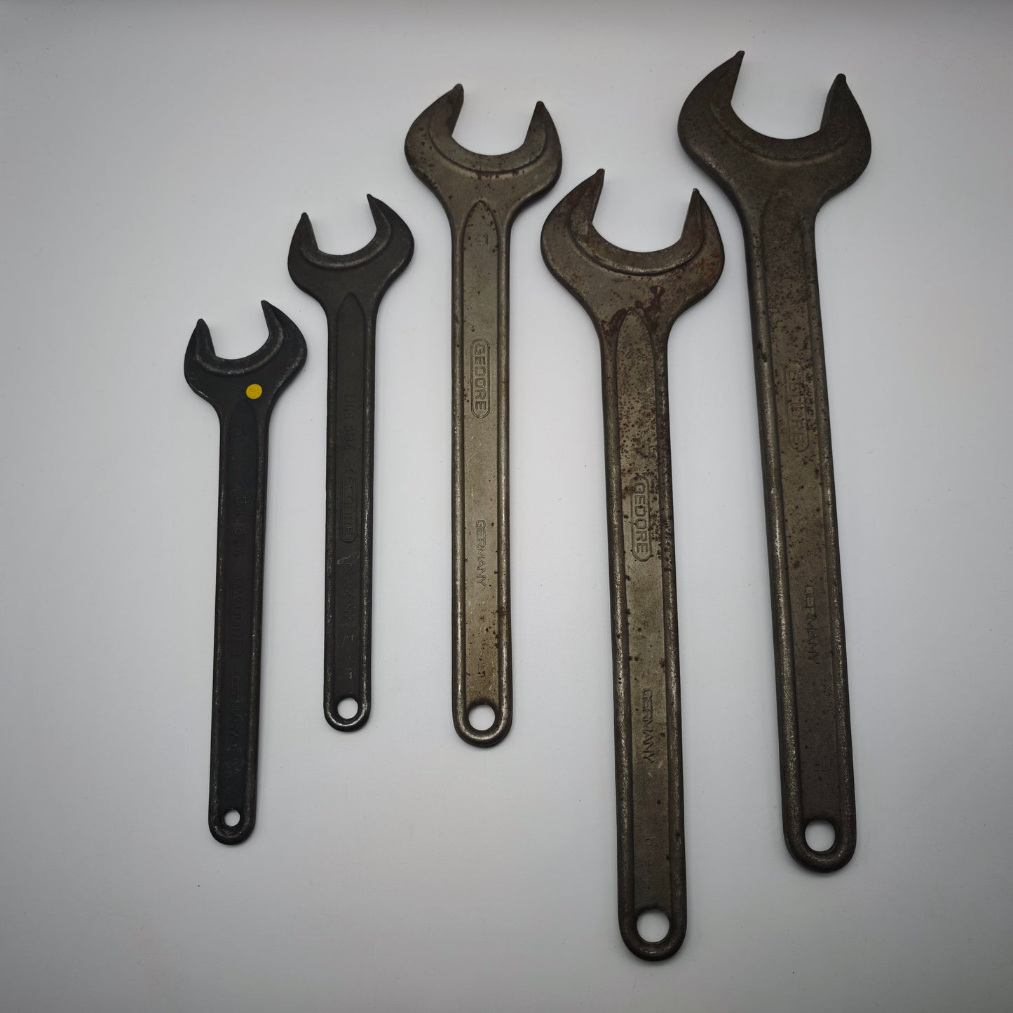 Gedore Maulschlüssel Set DIN 894 30–50 mm Stahl 5 Stück Industrie Werkzeug