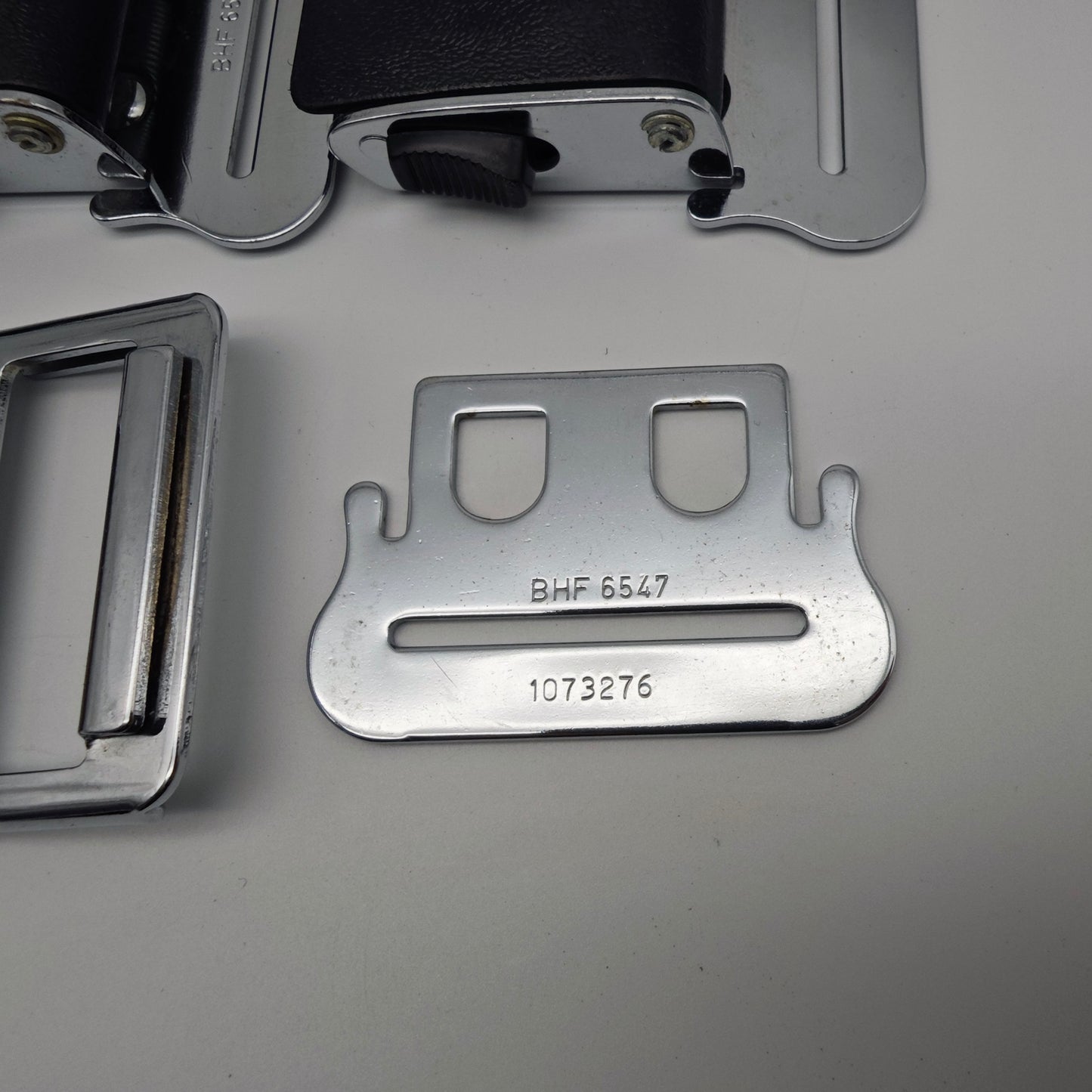 10x Geypa Lyfe Lok II Sicherheitsgurt Verschluss 1960er 1970er Metall Schwarz Oldtimer BHF 705119 Konvolut