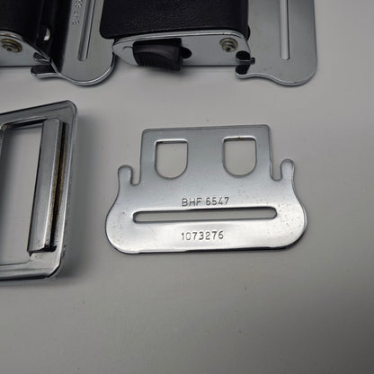 10x Geypa Lyfe Lok II Sicherheitsgurt Verschluss 1960er 1970er Metall Schwarz Oldtimer BHF 705119 Konvolut