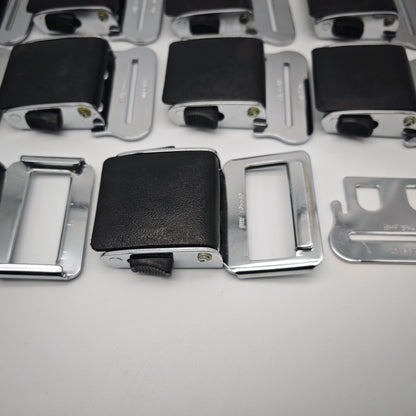 10x Geypa Lyfe Lok II Sicherheitsgurt Verschluss 1960er 1970er Metall Schwarz Oldtimer BHF 705119 Konvolut