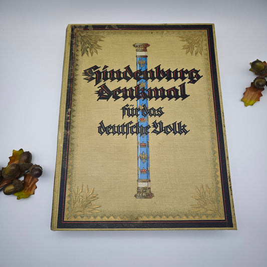 Hindenburg Denkmal für das deutsche Volk Jubiläums Ausgabe 1925 Großformat Buch Berlin