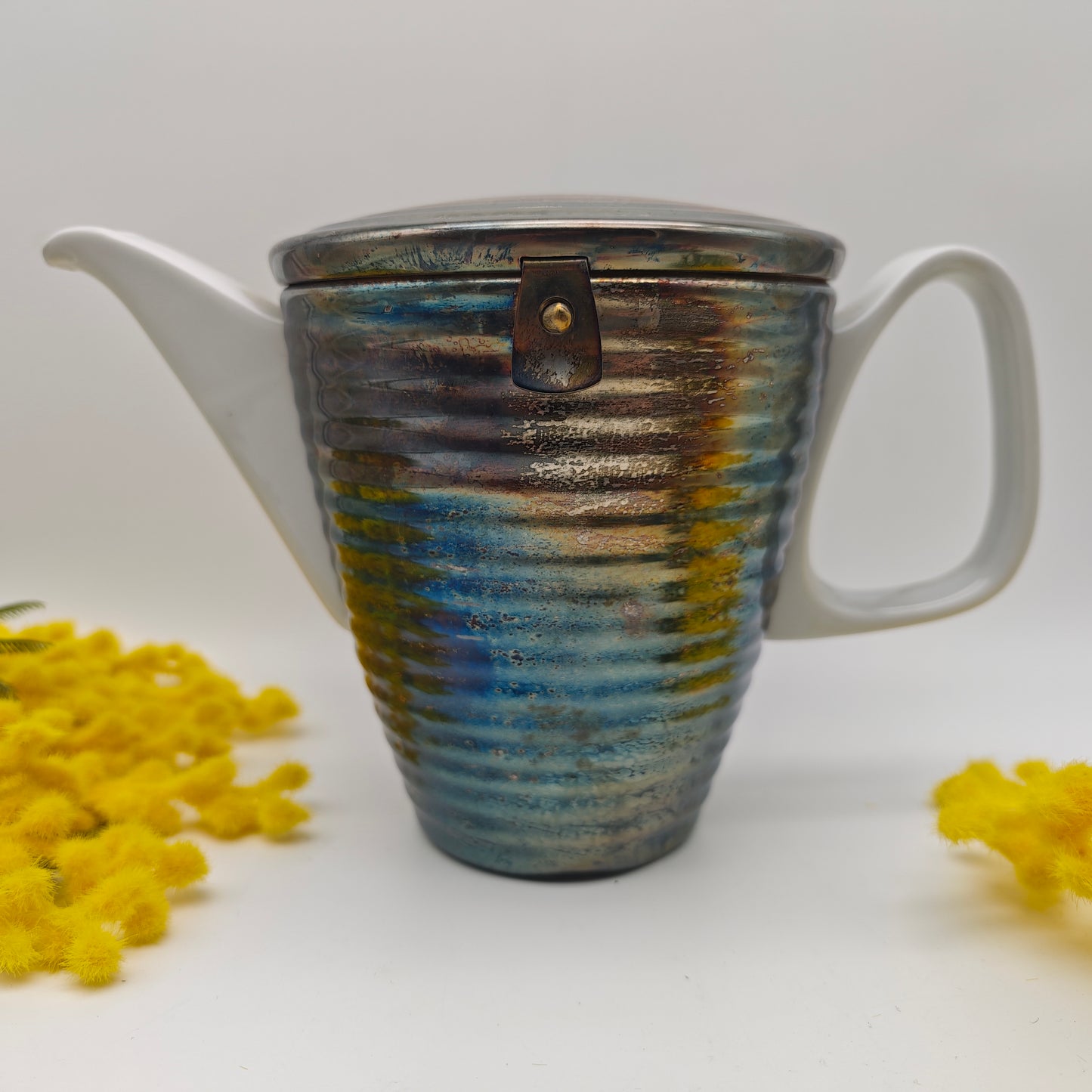 Cafetière Bauscher avec couvercle chauffant par WMF Bienenkorb pichet isotherme pichet argenté pichet isotherme Mid Century pichet chauffant café vintage