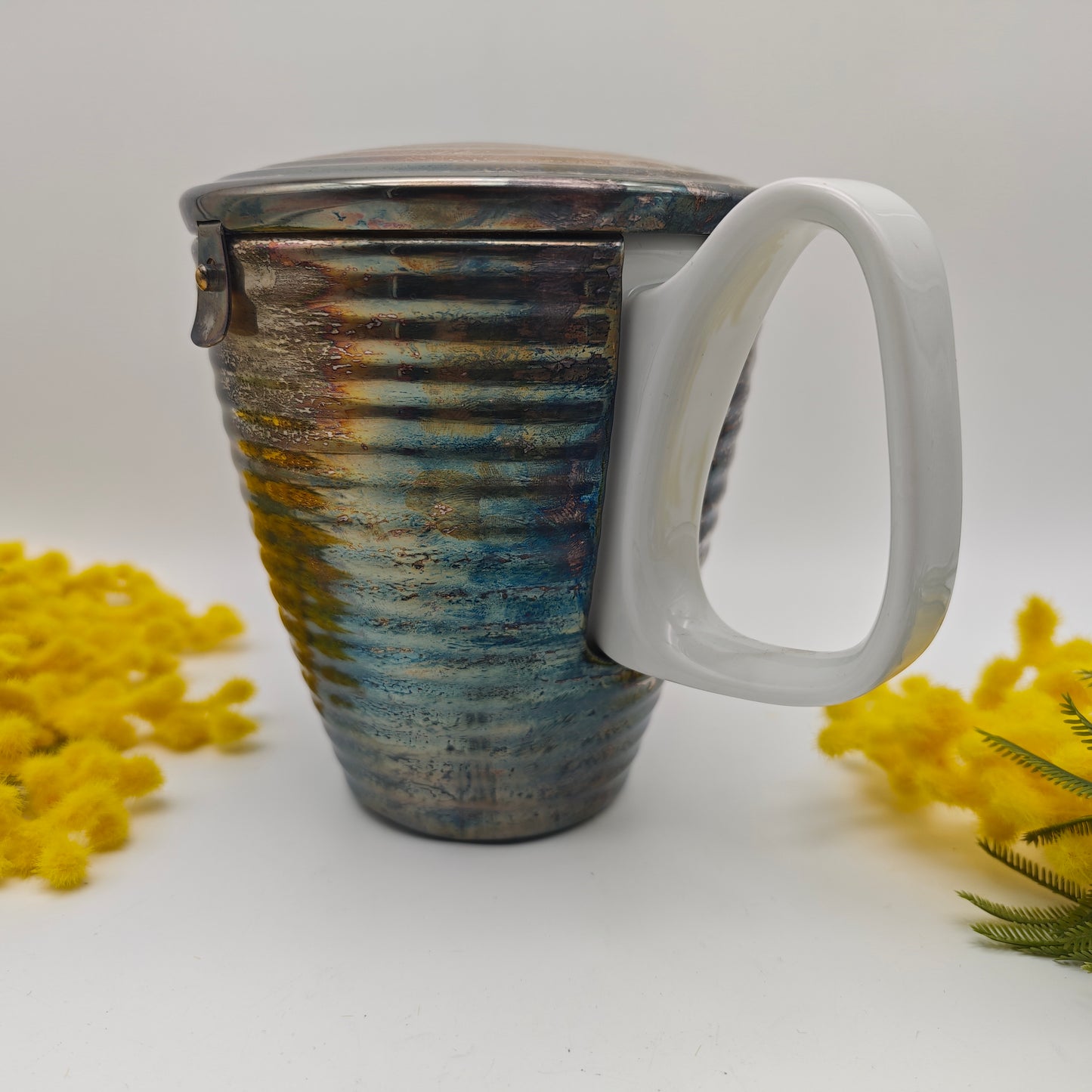 Cafetière Bauscher avec couvercle chauffant par WMF Bienenkorb pichet isotherme pichet argenté pichet isotherme Mid Century pichet chauffant café vintage