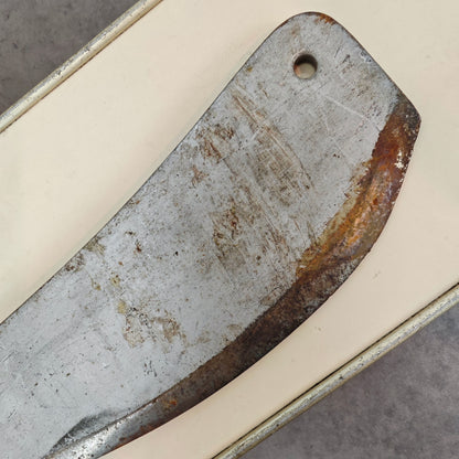 Hackmesser Fleischerbeil Gußstahl antik Hackebeil Metzgerbeil Klinge Messer Beil