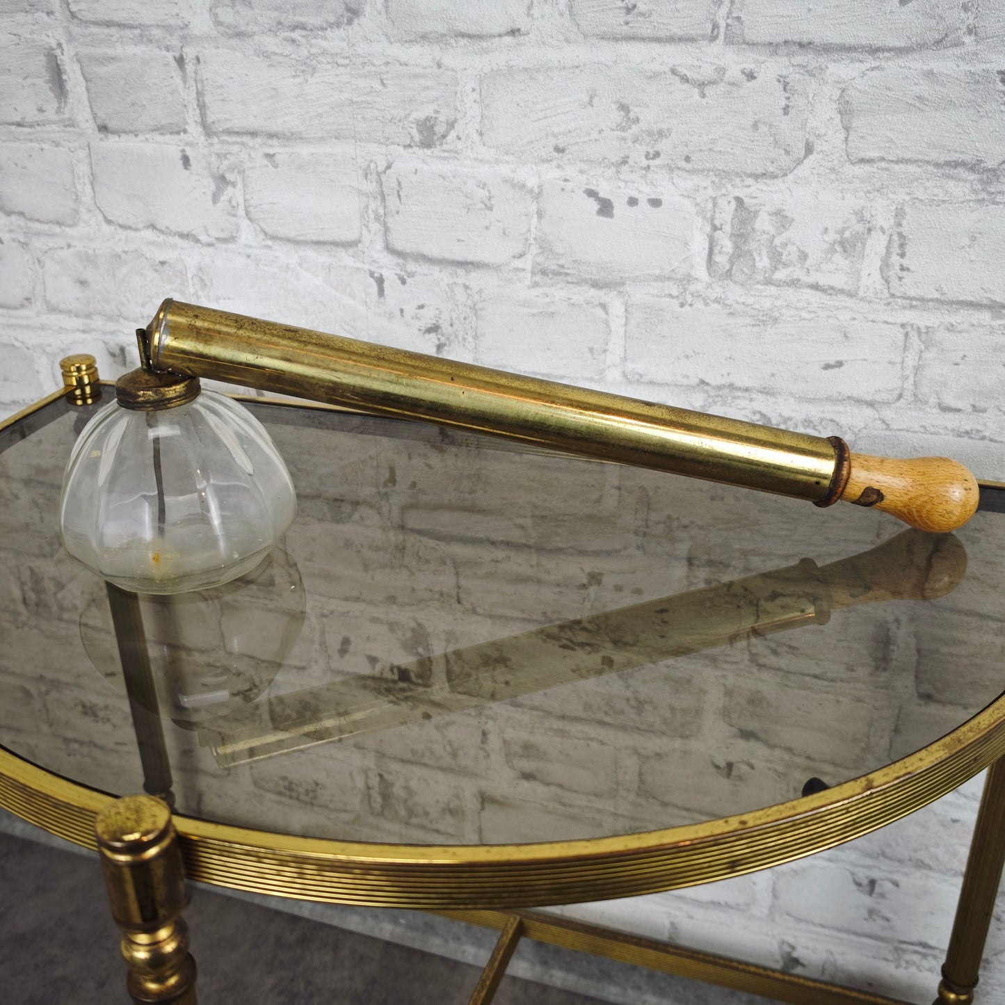 Pulvérisateur en laiton antique pour plantes, jardin, pot en verre, lutte antiparasitaire, pulvérisateur de protection des plantes, pulvérisateur de jardin, plantes d'intérieur