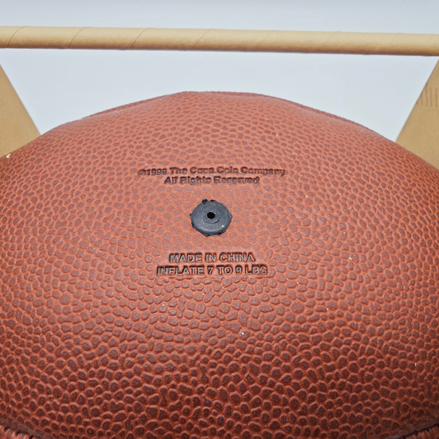 Football américain 1998 Tout Coca-Cola vintage ballon de collection marchandise de collection sport bar décoration homme cadeau