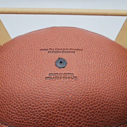 Football américain 1998 Tout Coca-Cola vintage ballon de collection marchandise de collection sport bar décoration homme cadeau