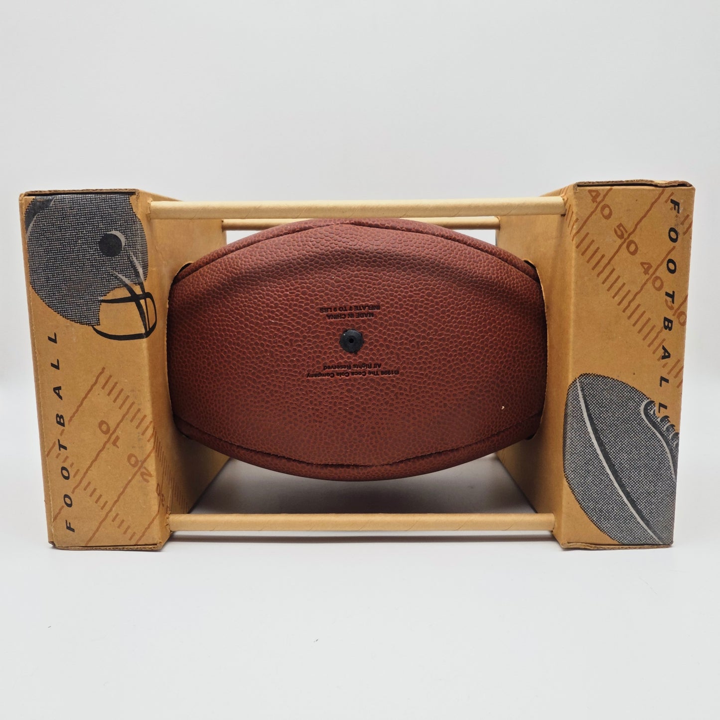 Football américain 1998 Tout Coca-Cola vintage ballon de collection marchandise de collection sport bar décoration homme cadeau