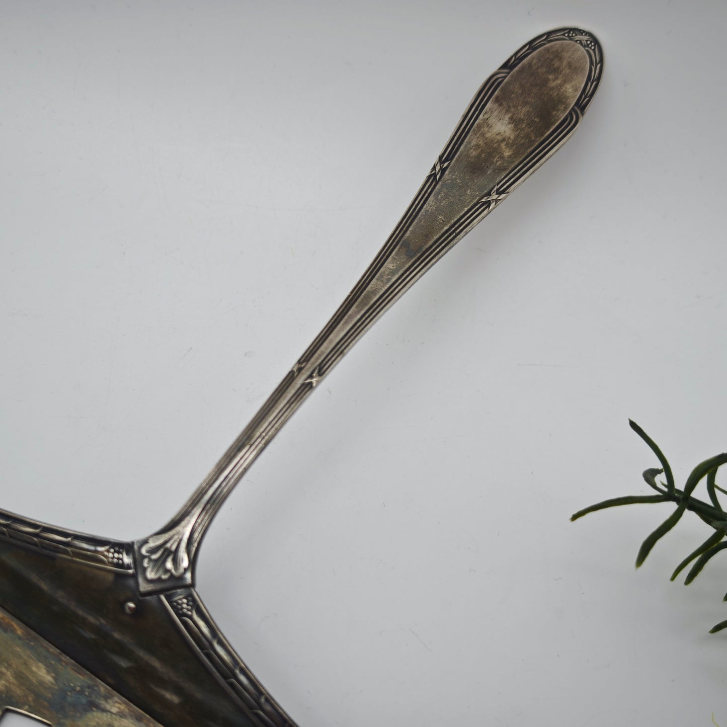 WMF Spargelheber Modell 200 Kreuzband versilbert Jugendstil Art Deco Silber Auflage Vorleger Vorlegebesteck Servierbesteck Kleingebäck Kekse