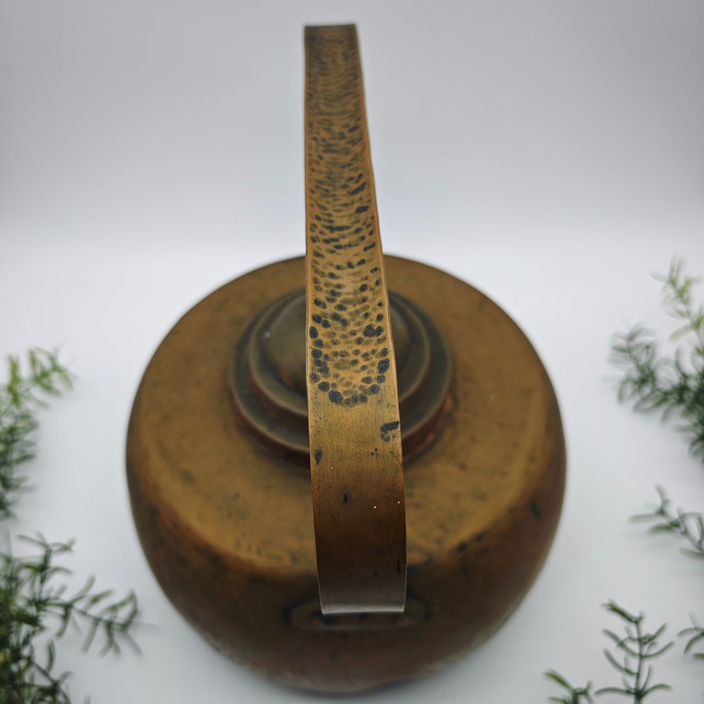 Bouilloire à thé en cuivre antique théière XXL pot en cuivre pot en cuivre vintage cottagecore grannycore academia potion sorcière jardinière décoration ancienne
