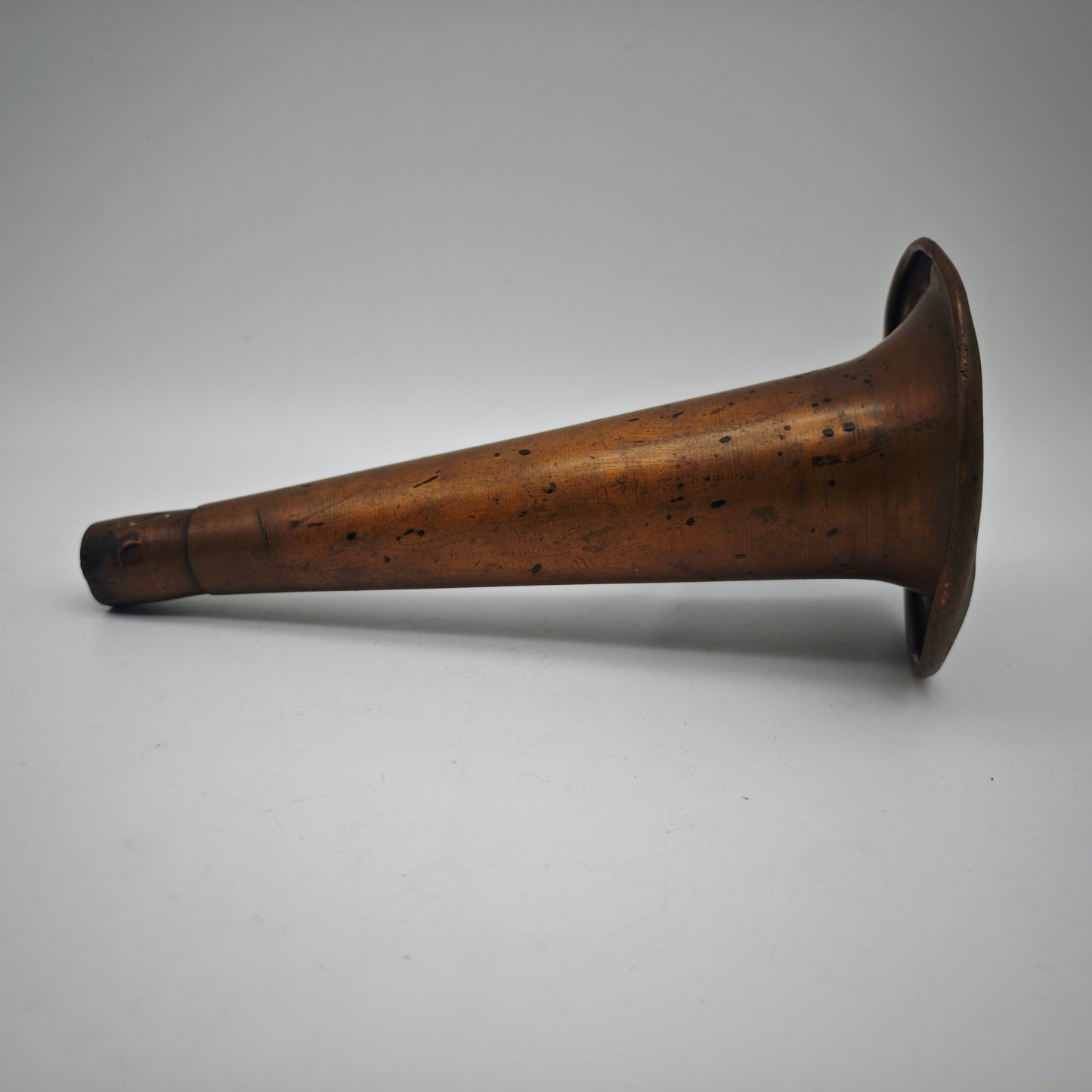 Entonnoir en cuivre antique vieux mégaphone trompette naturelle ale muller mégaphone corne de signalisation instrument de corne signal trompette curieux