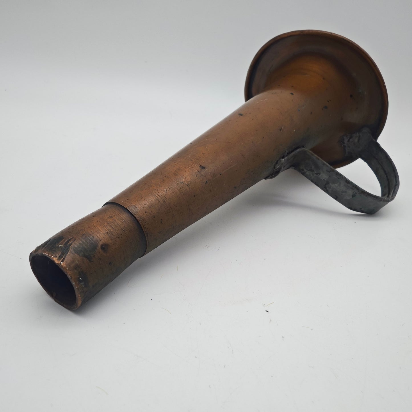Entonnoir en cuivre antique vieux mégaphone trompette naturelle ale muller mégaphone corne de signalisation instrument de corne signal trompette curieux