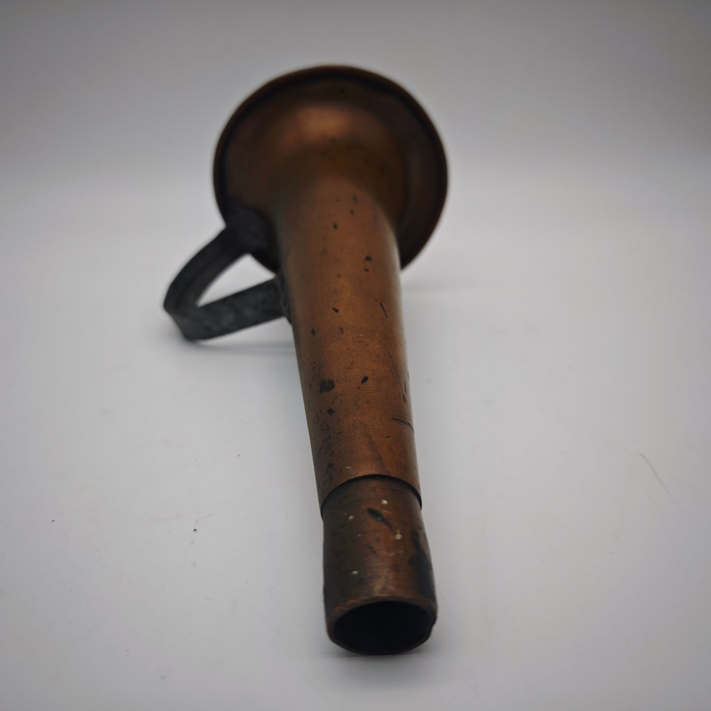 Entonnoir en cuivre antique vieux mégaphone trompette naturelle ale muller mégaphone corne de signalisation instrument de corne signal trompette curieux