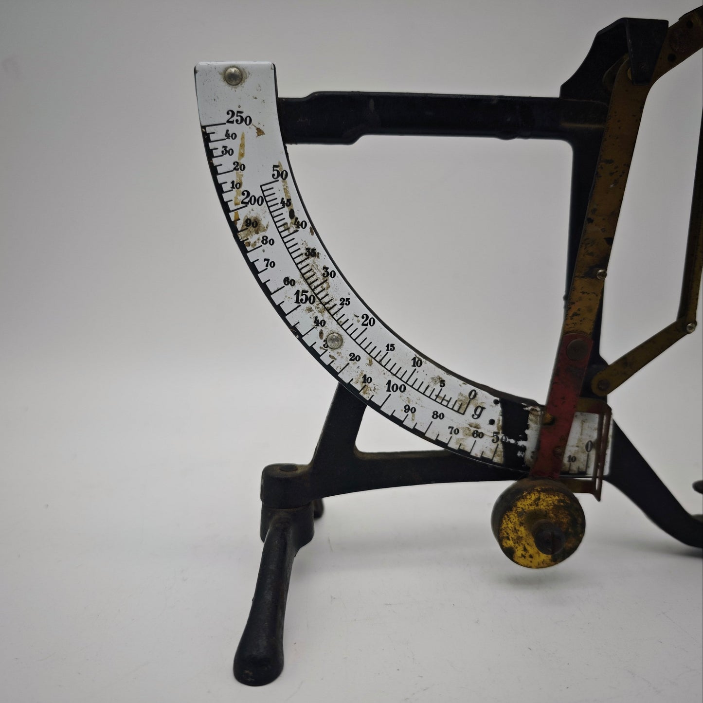 Letter scale antique cast iron enamel display scale mechanical precision scale vintage decoration