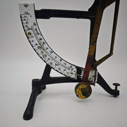 Letter scale antique cast iron enamel display scale mechanical precision scale vintage decoration