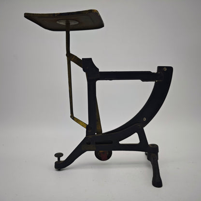 Letter scale antique cast iron enamel display scale mechanical precision scale vintage decoration