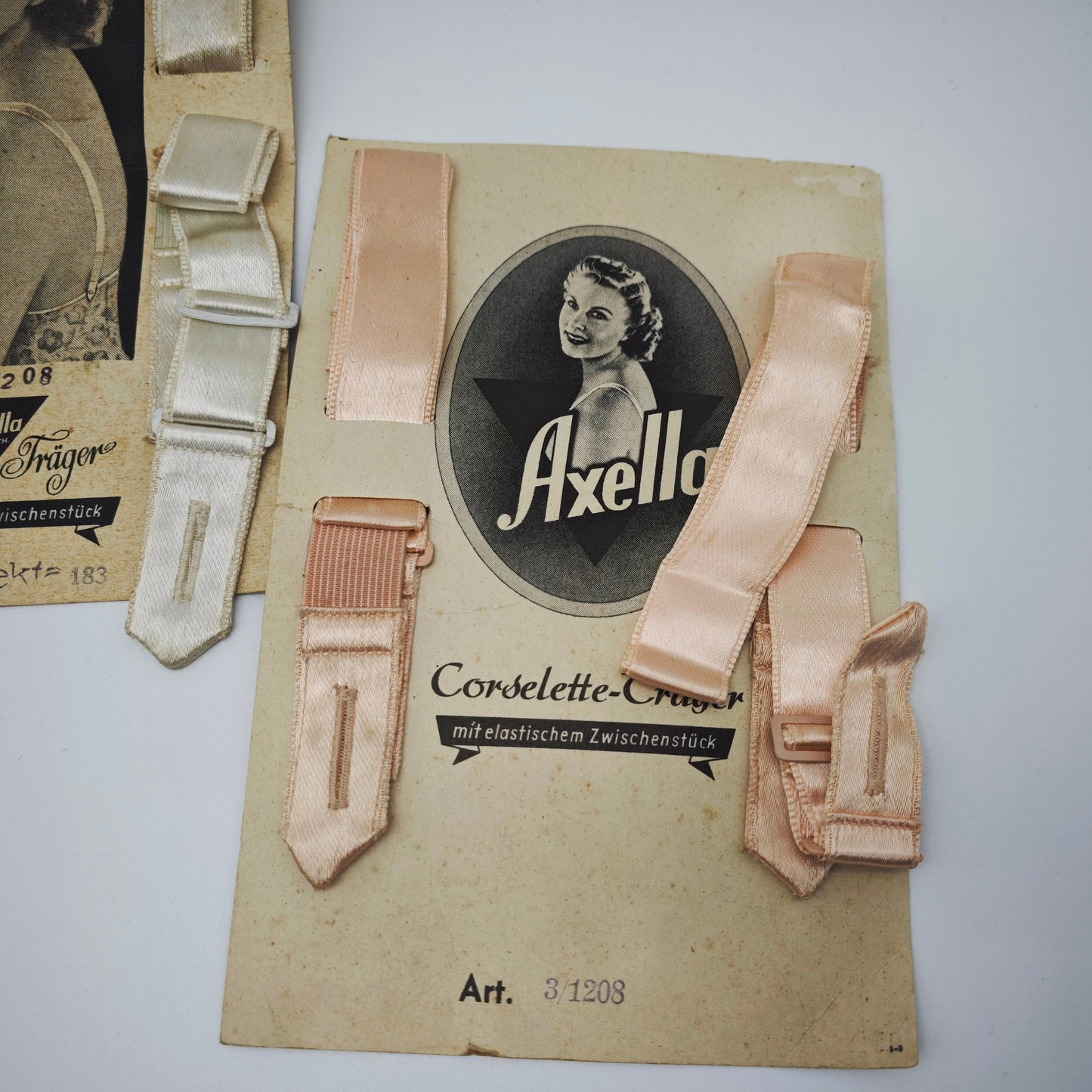 3x Axella Corselette corsets straps Perfekta 183 3/1208 vintage lingerie bodice garter belt pin-up rockabilly