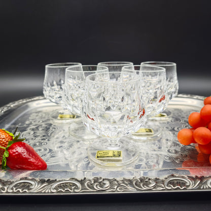 6x Cognac Glas Barthmann Cristall Trinkglas handgeschliffen Kristallglas Bleikristall Hochzeit Dinner