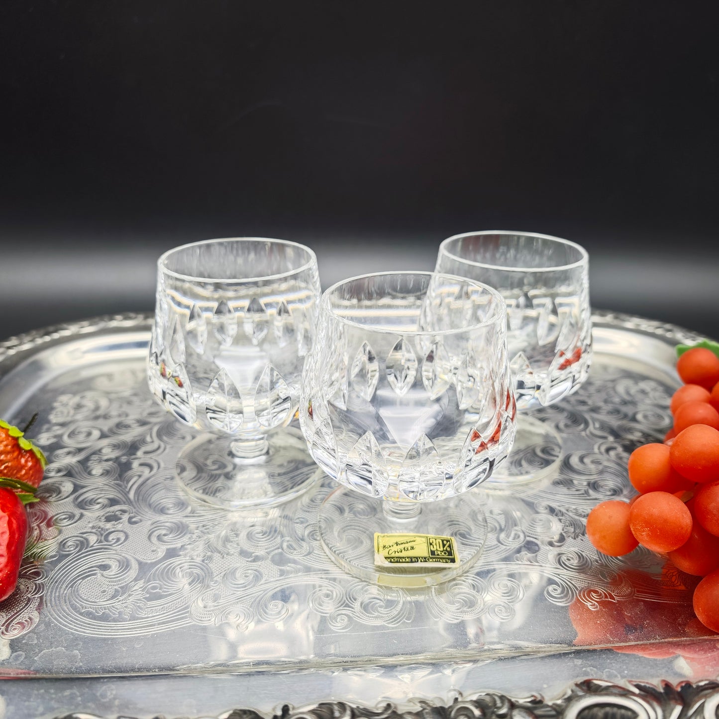 3x Verre à Cognac Schwenker Barthmann Cristall Star Verre à Boire Verre en Cristal Taillé à la Main Cristal au Plomb Dîner de Mariage