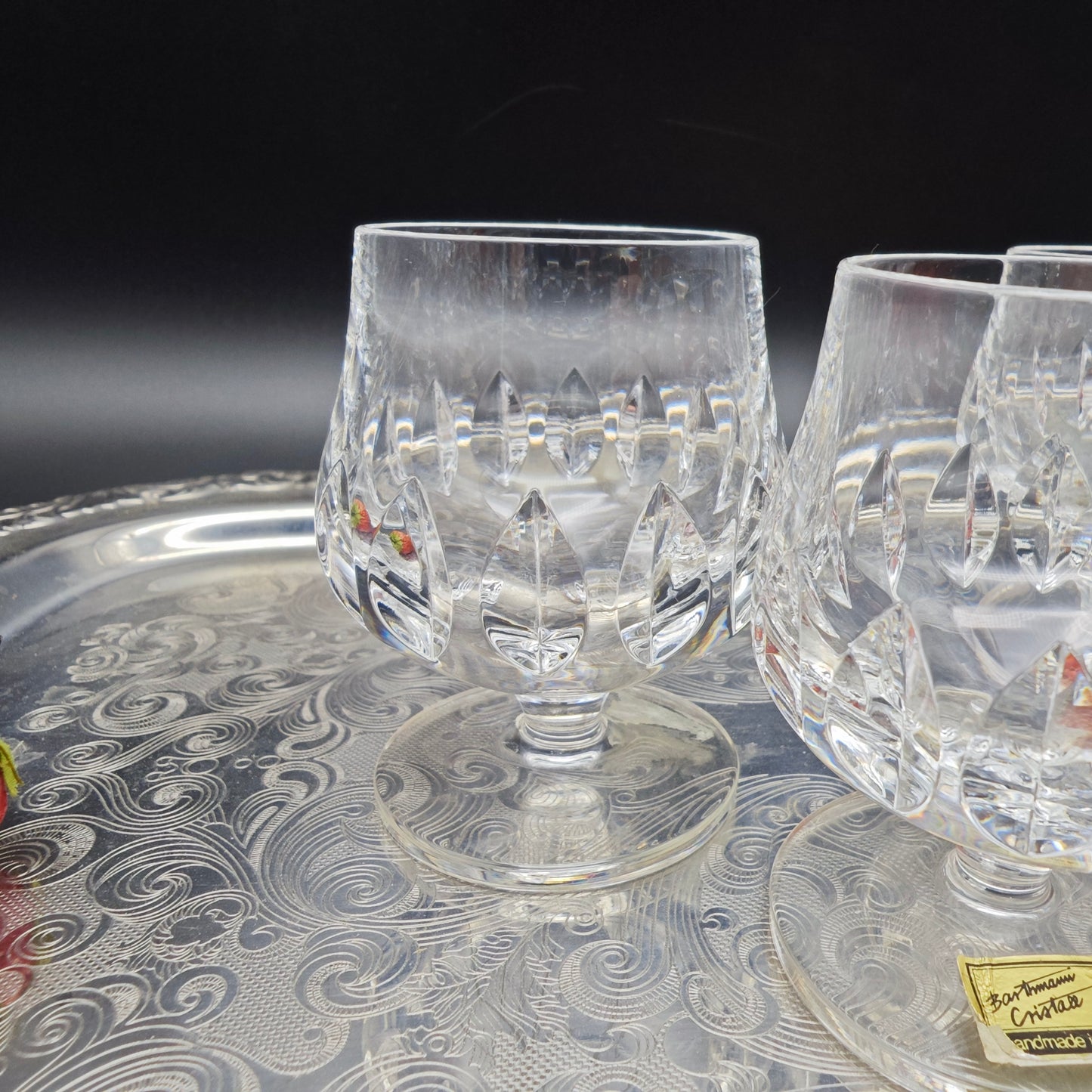 3x Verre à Cognac Schwenker Barthmann Cristall Star Verre à Boire Verre en Cristal Taillé à la Main Cristal au Plomb Dîner de Mariage