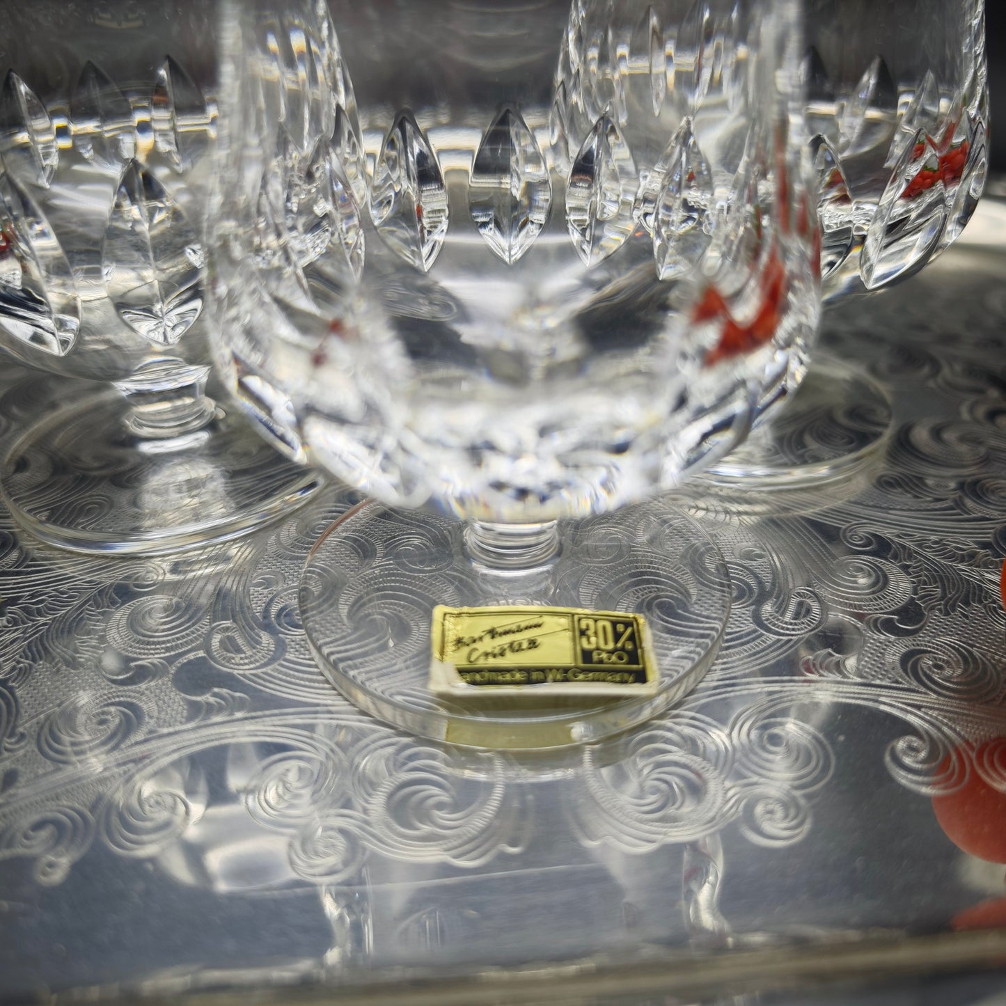 3x Verre à Cognac Schwenker Barthmann Cristall Star Verre à Boire Verre en Cristal Taillé à la Main Cristal au Plomb Dîner de Mariage