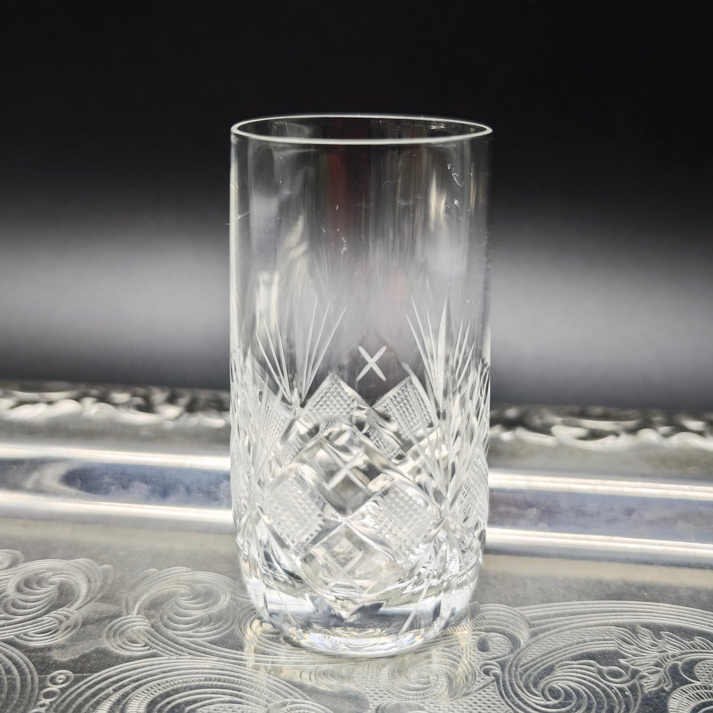 5x shot glasses stamper shot drinking glass hand-cut crystal glass lead crystal wedding dinner
