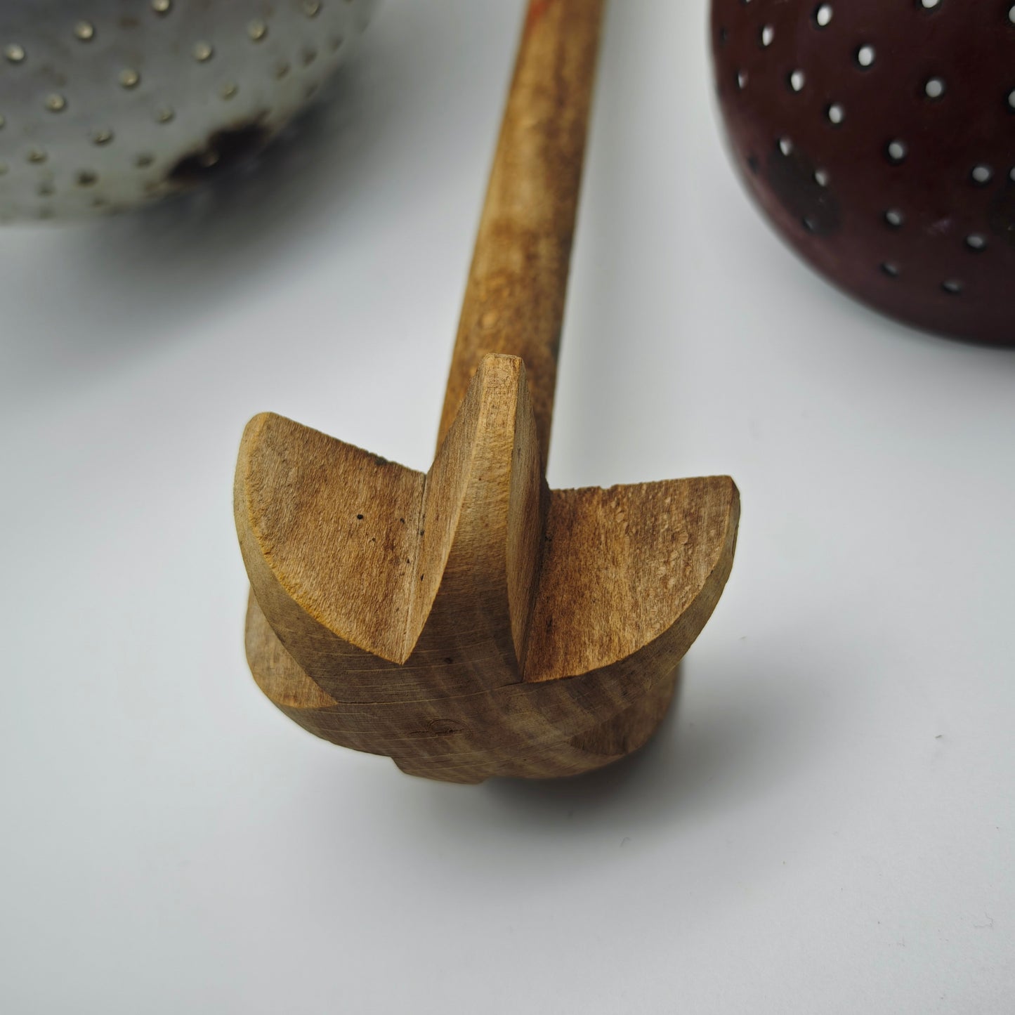 3x antique kitchen utensils sieve skimmer whisk enamel wood vintage country kitchen decoration set nostalgic kitchen appliances